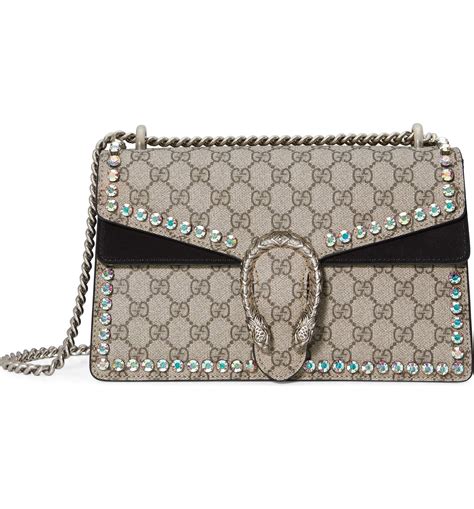 gucci dionysus small gg supreme canvas & suede shoulder bag|GUCCI GG Supreme Monogram Blooms Mini Dionysus Shoulder .